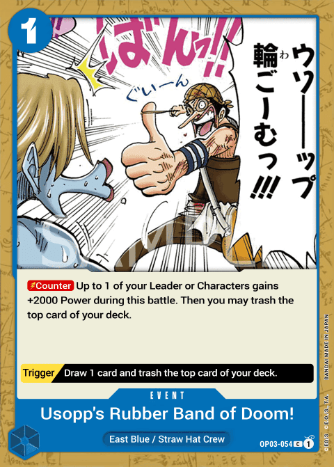 Usopp's Rubber Band of Doom!!!