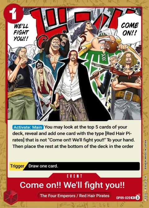 Come On!! We'll Fight You!!