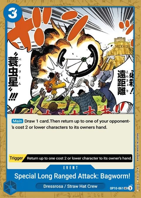 Special Long-Range Attack!! Bagworm