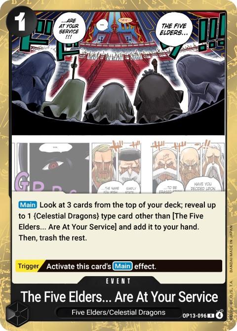The Five Elders Are at Your Service!!!