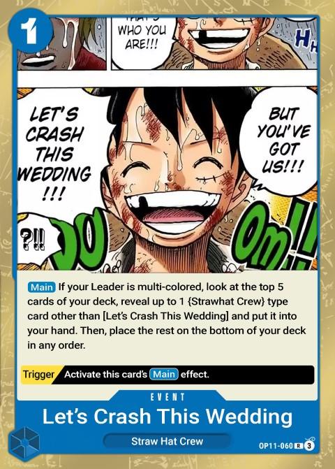 Let's Crash This Wedding!!!