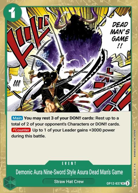 Demon Aura Nine Sword Style Asura Blades Drawn Dead Man's Game