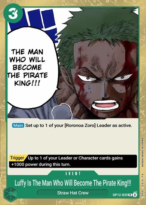 Luffy Is the Man Who Will Become the King of Pirates!!!