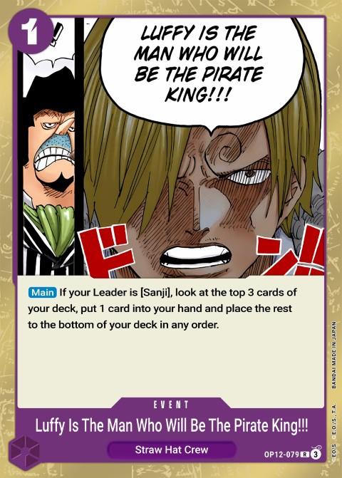 Luffy Is the Man Who Will Be King of the Pirates!!!